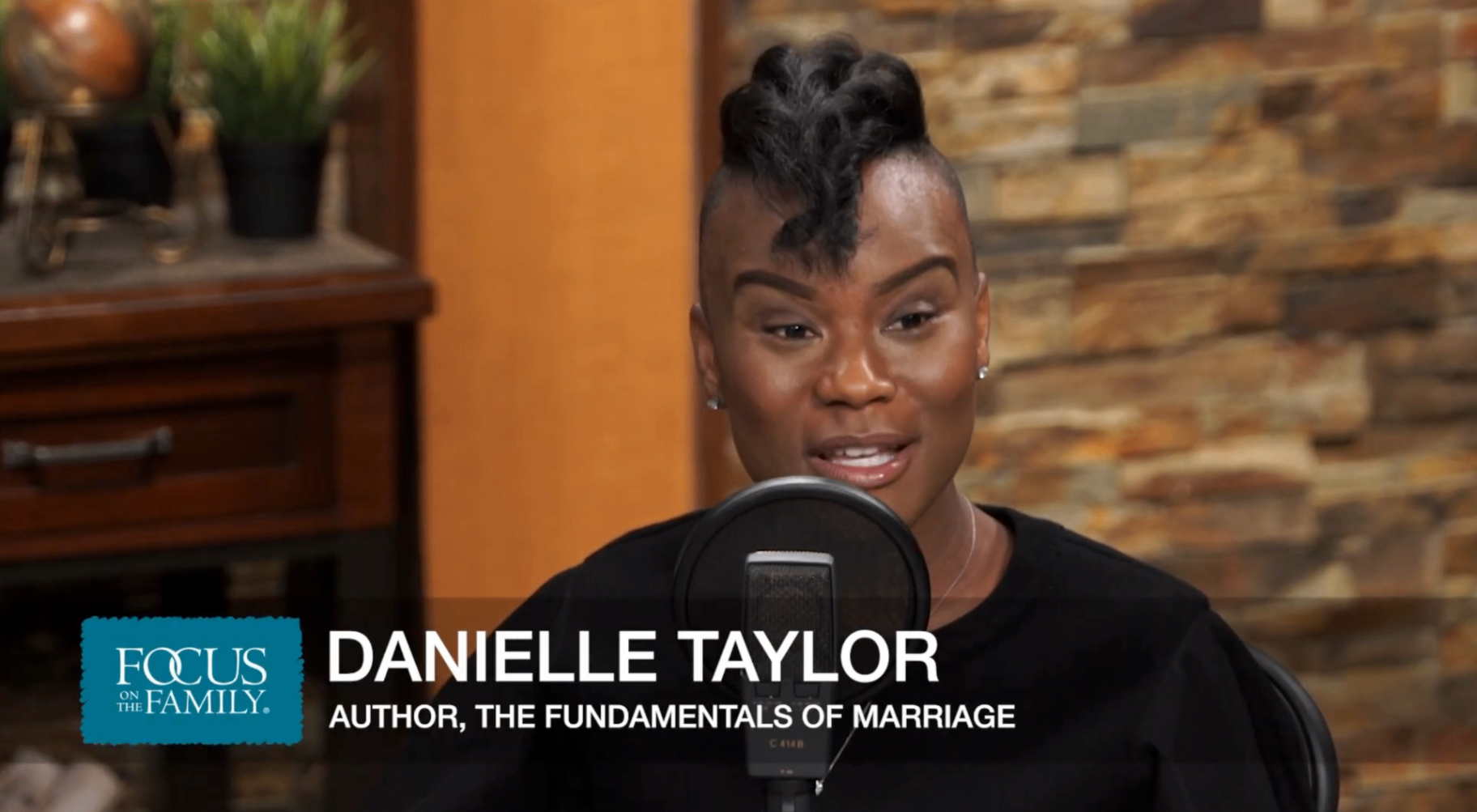 Danielle Taylor podcast in studio