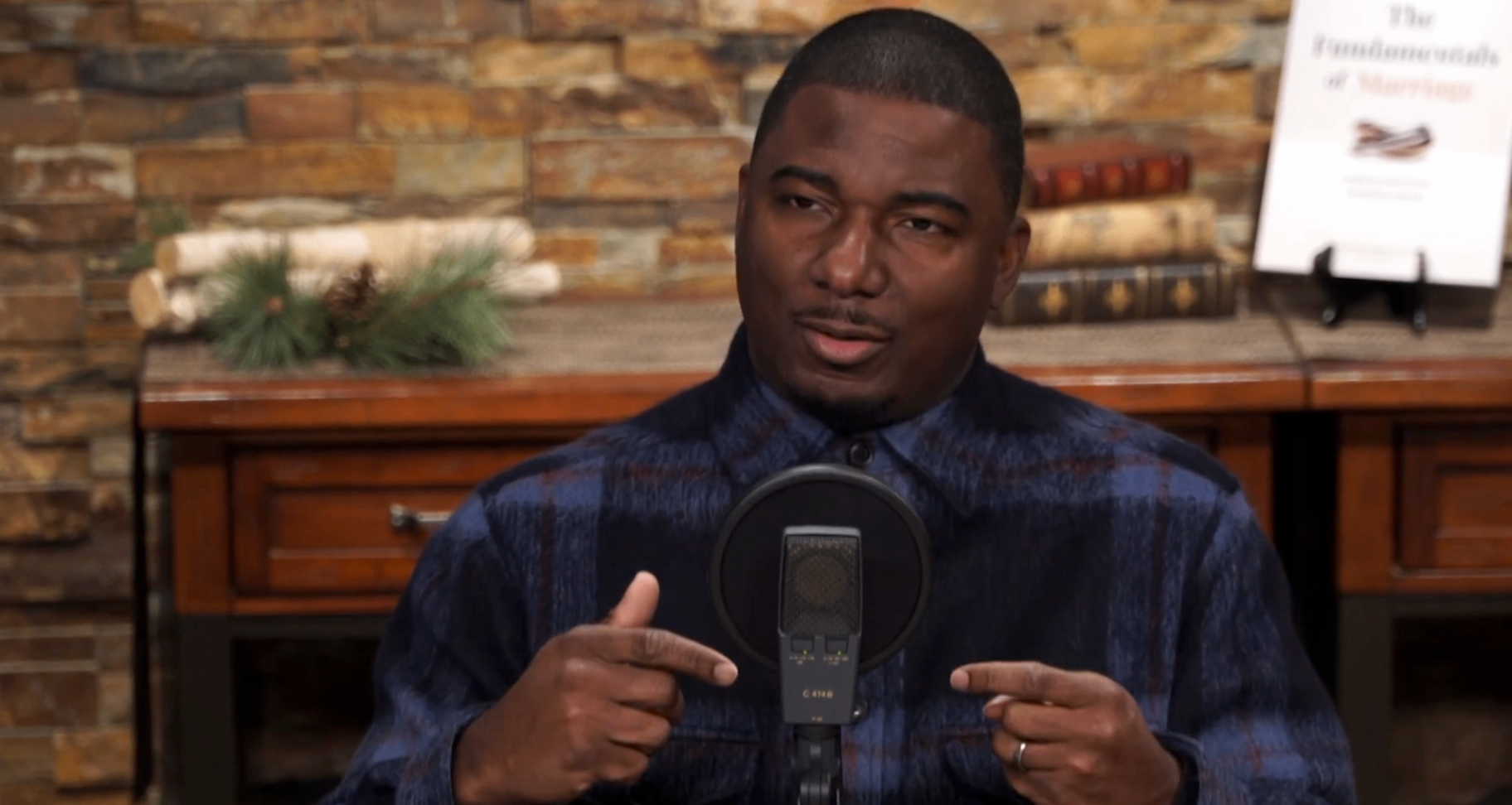 Howard Taylor podcast in studio